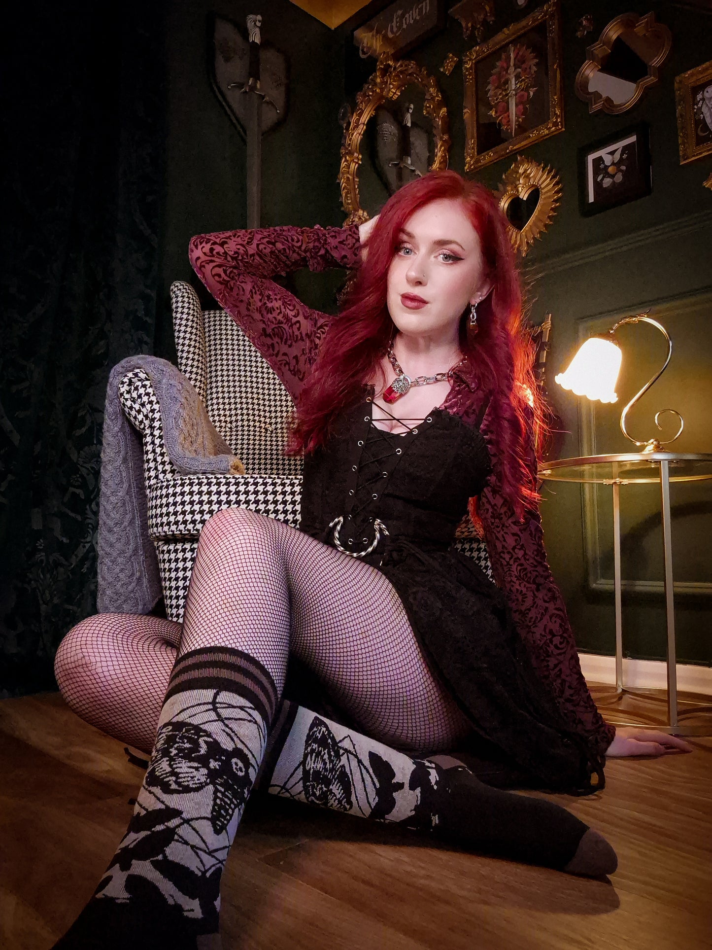 Death's Head Hawkmoth Crew Socks