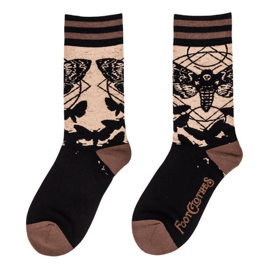 Death's Head Hawkmoth Crew Socks - FootClothes