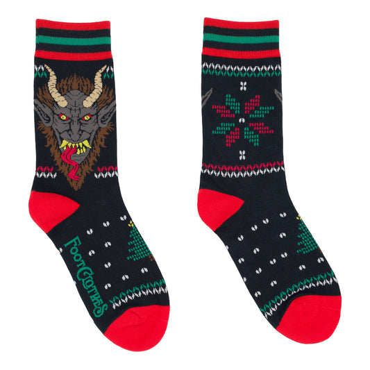 Krampus Sweater Crew Socks