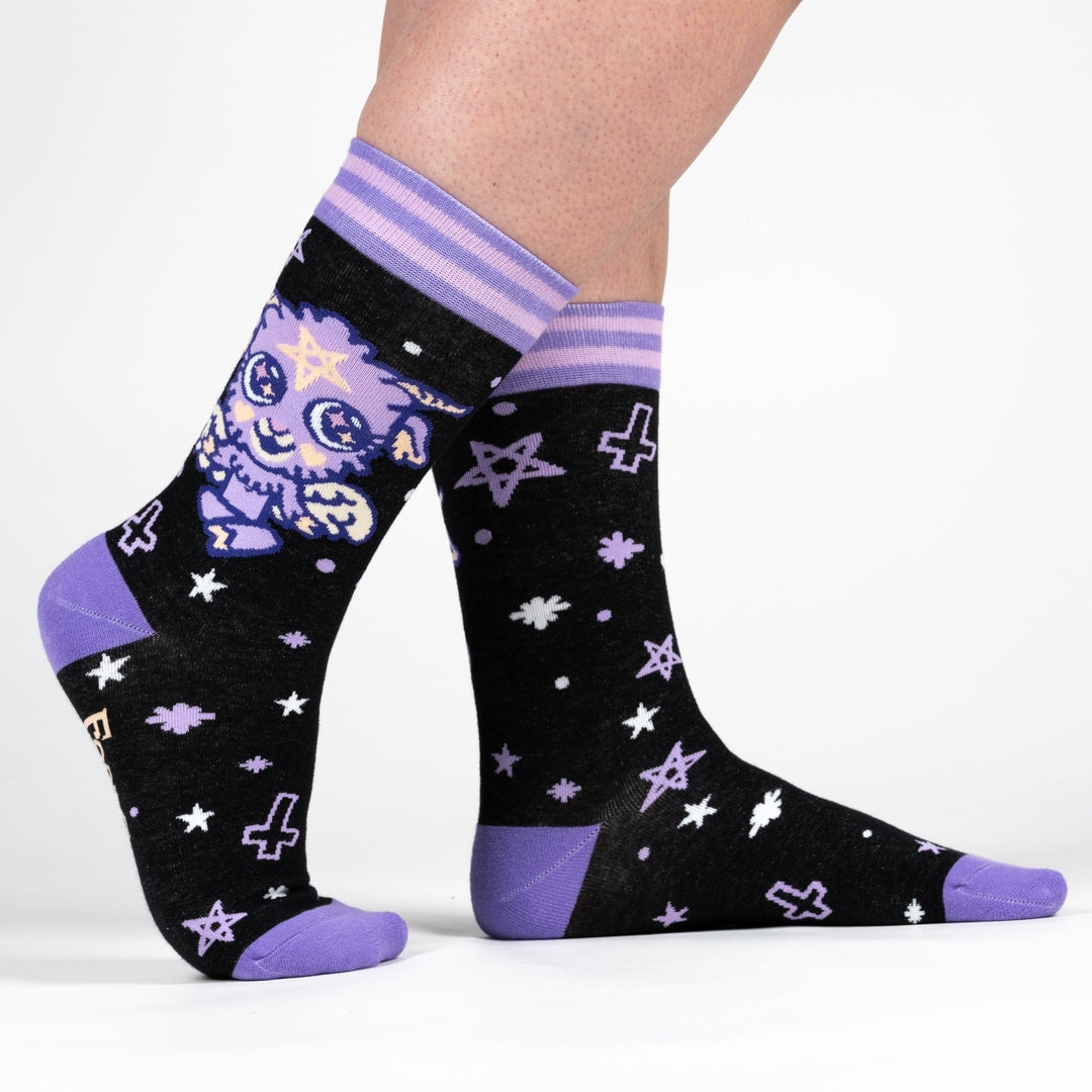 Baby Baphomet Ankle & Crew Sock Pack | 2 Designs - FootClothes