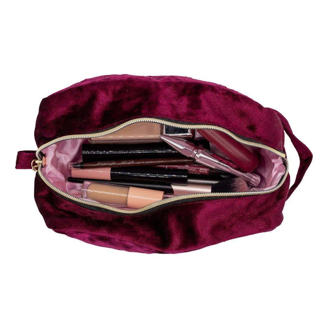 Baneful Botany Velvet Cosmetic Bag - FootClothes