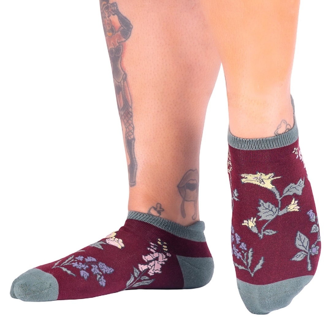 Baneful Botany Ankle Socks - FootClothes