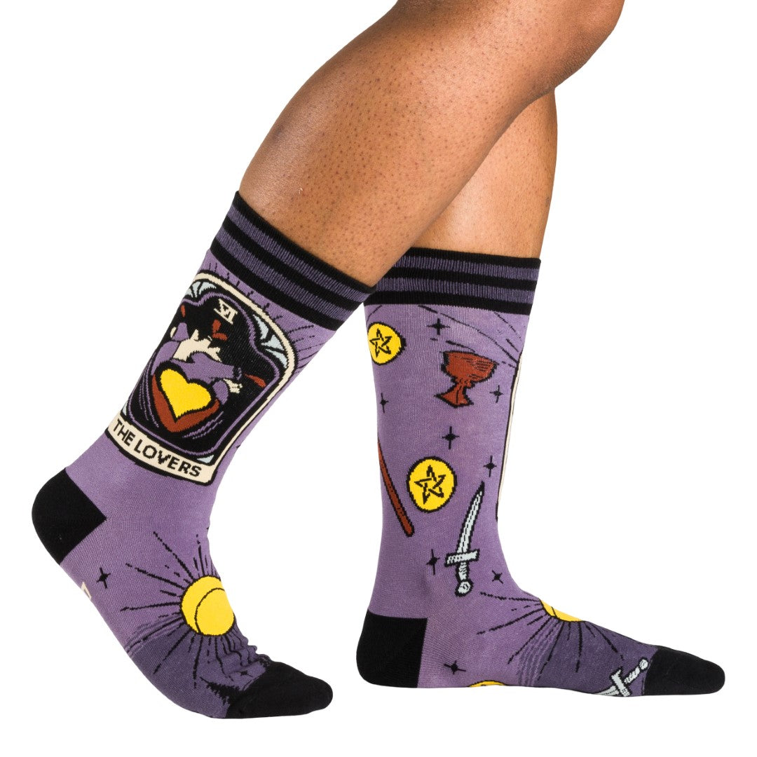 PREORDER The Lovers Tarot Nouveau Crew Socks - FootClothes