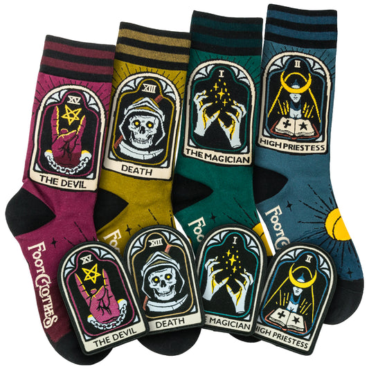 LIMITED Tarot Nouveau Sock and Patch Pack | 4 Designs