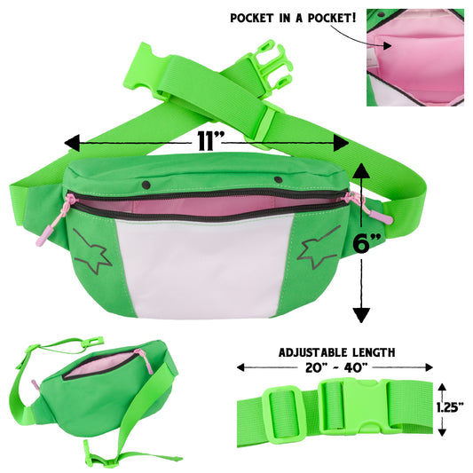 PREORDER LIMITED Hoppy Days Frog Fanny Pack