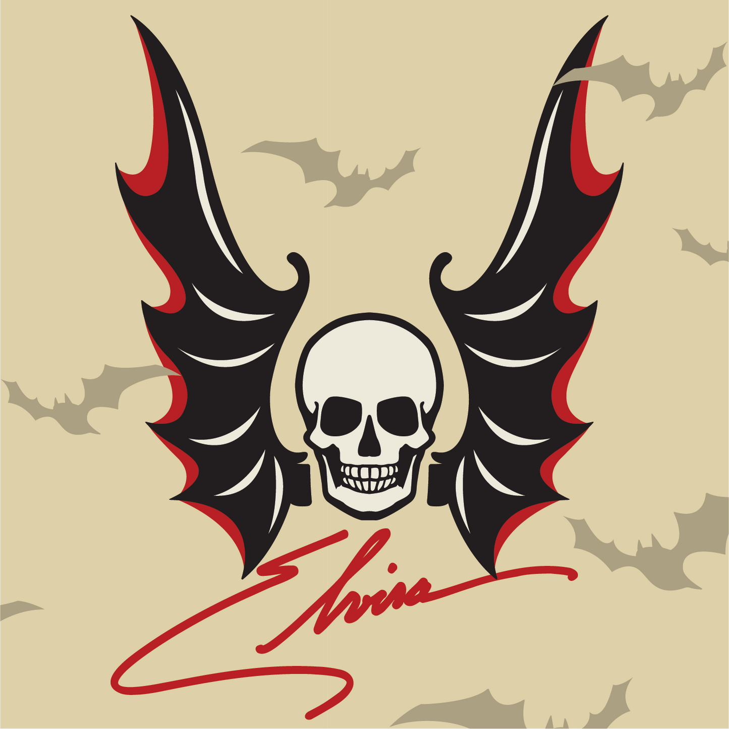 Elvira Cruel Ink Crew Socks