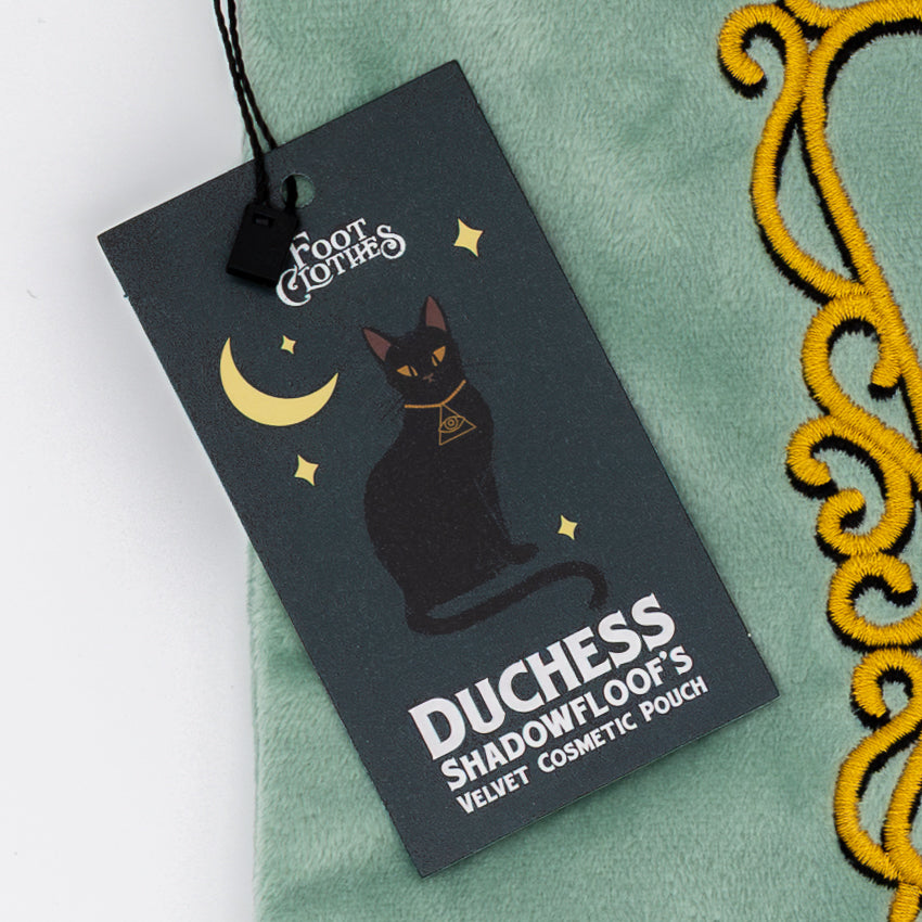 Duchess Shadowfloof's Mew World Order Large Velvet Cosmetics Bag