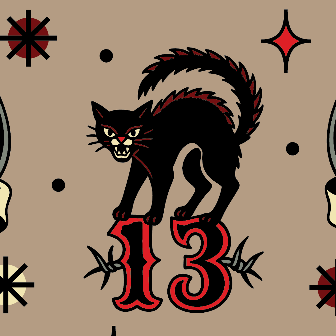 Superstitious Ink Crew Socks - FootClothes