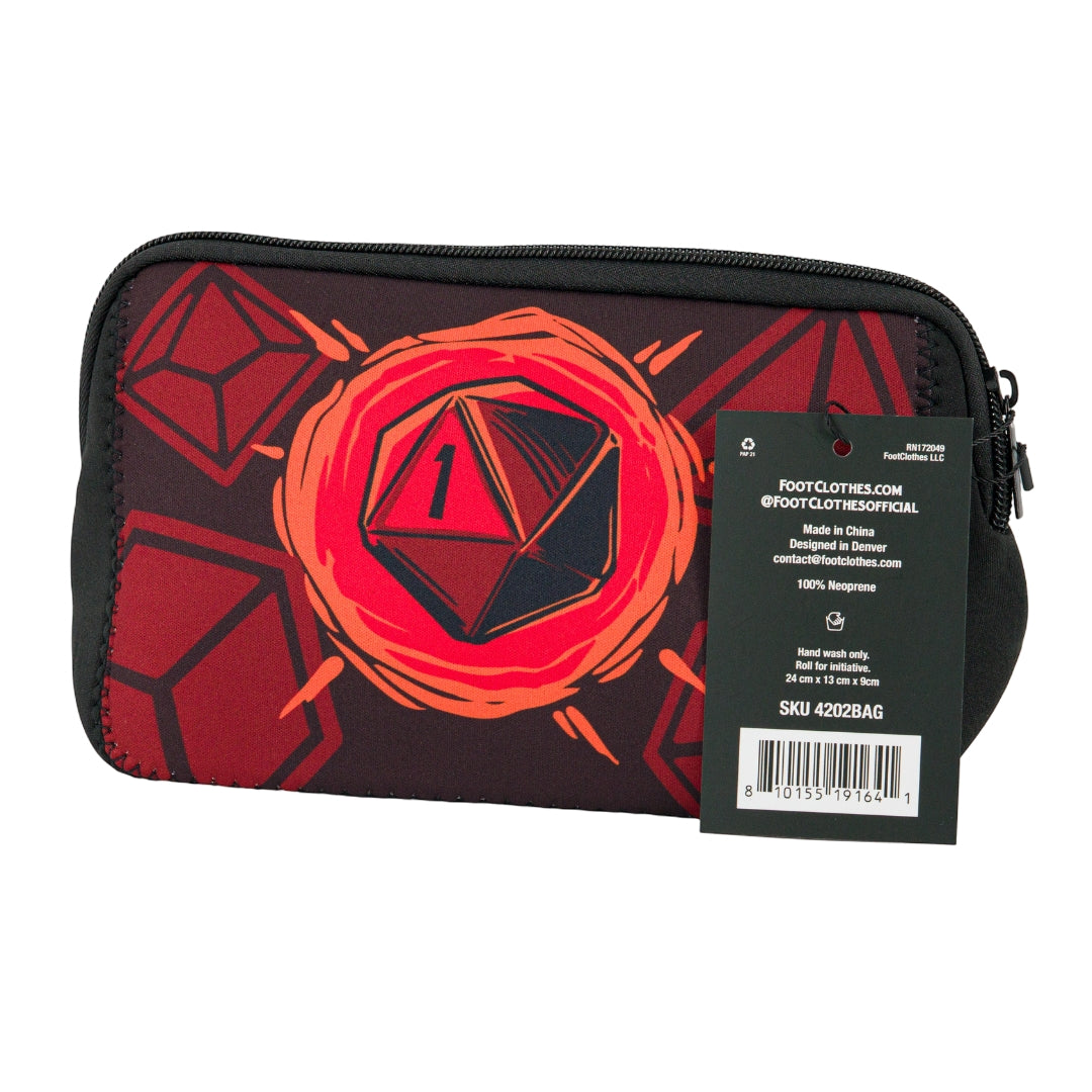 LIMITED Dice of Destiny Neoprene Zip Pouch - FootClothes