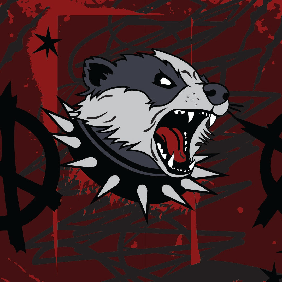 Anarchy Badger Crew Socks - FootClothes