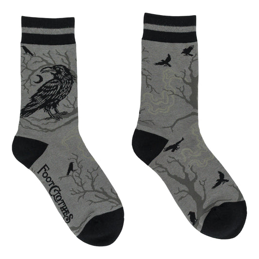 Midnight Crow Crew Socks