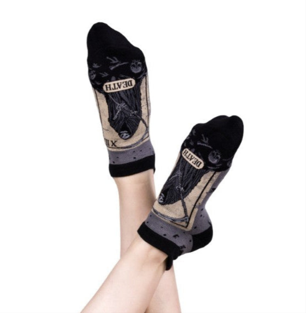 Death Tarot Card Ankle Socks