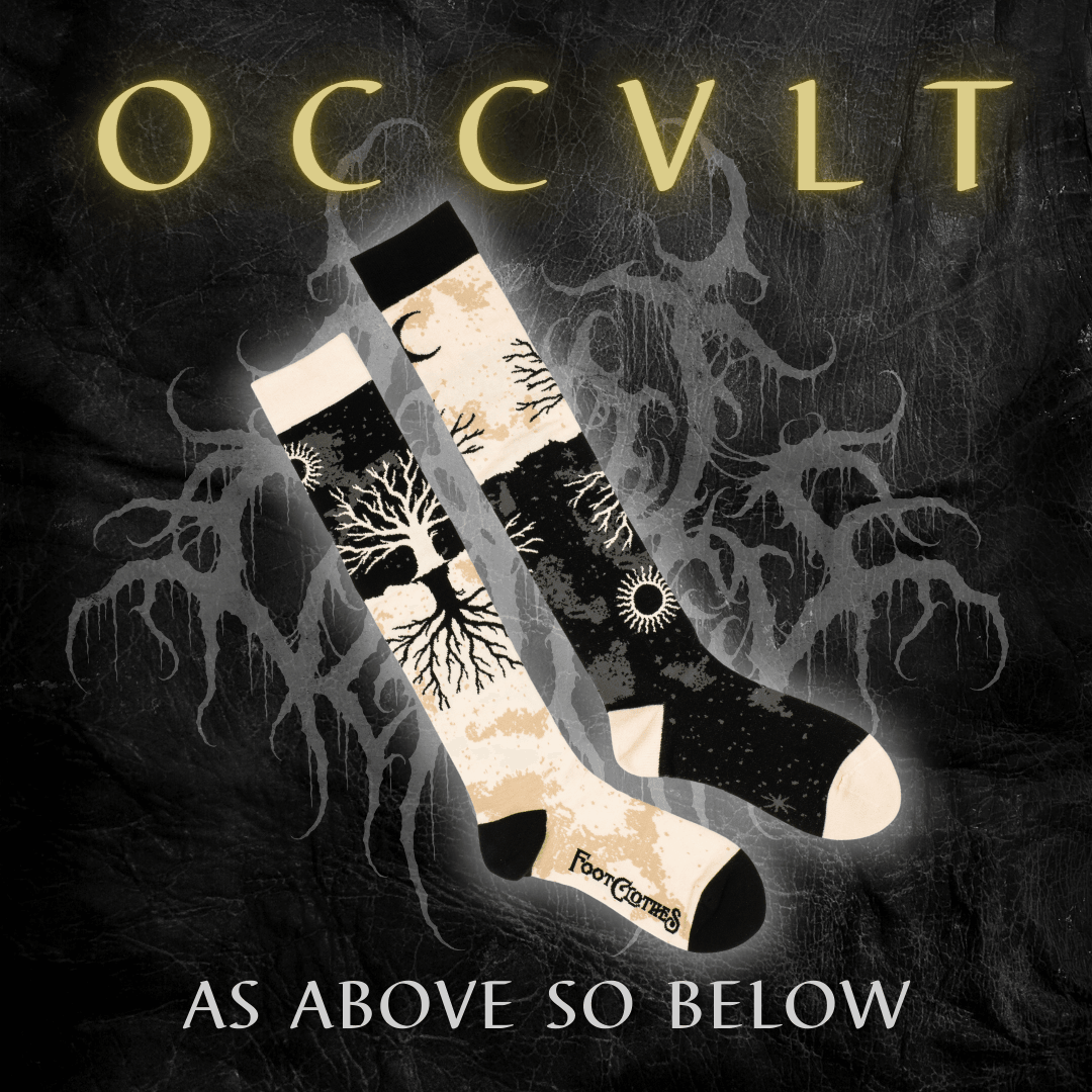 As Above So Below Tree Knee High Socks - FootClothes