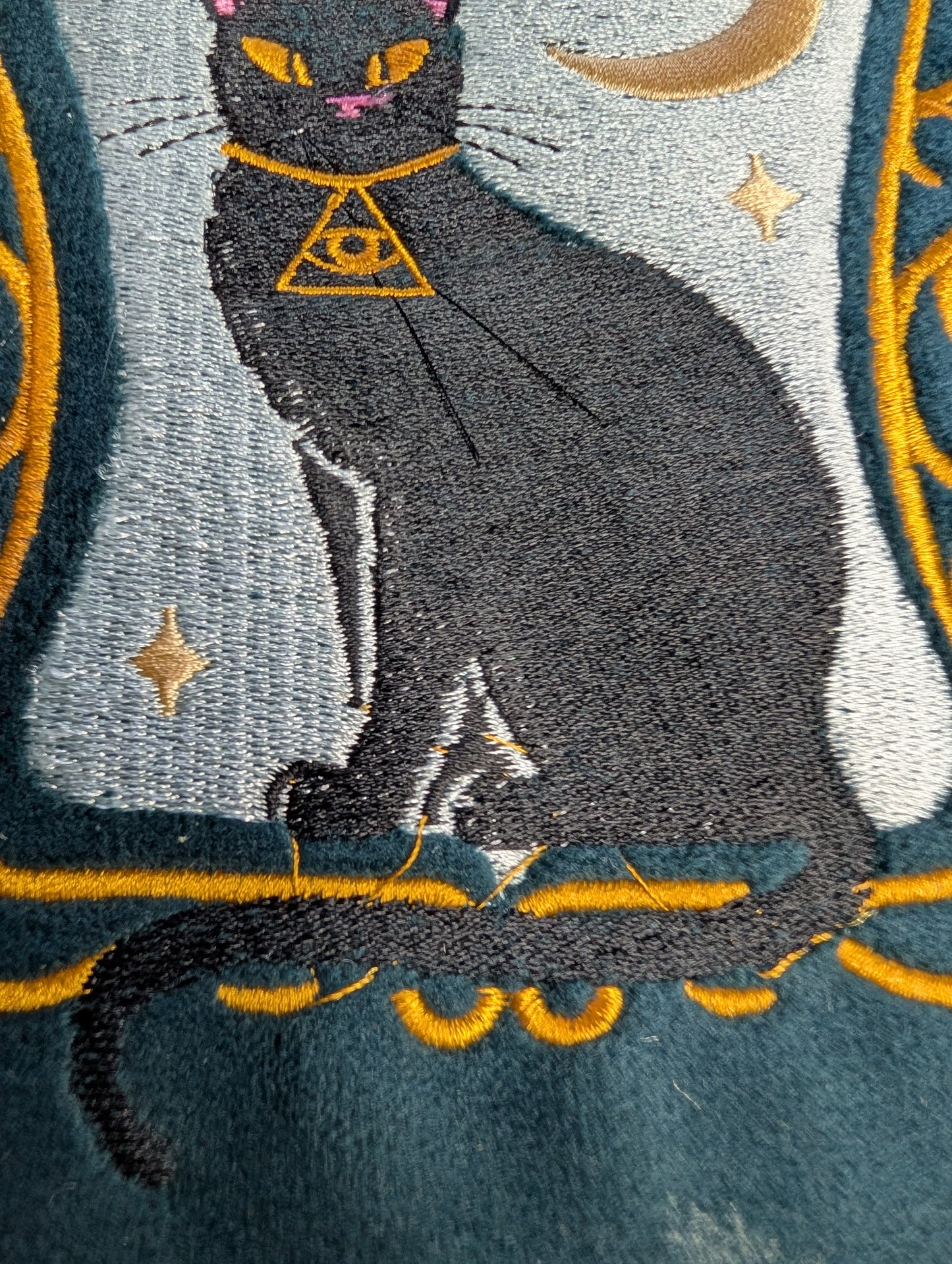 IMPERFECT Duchess Shadowfloof's Mew World Order Large Velvet Cosmetics Bag