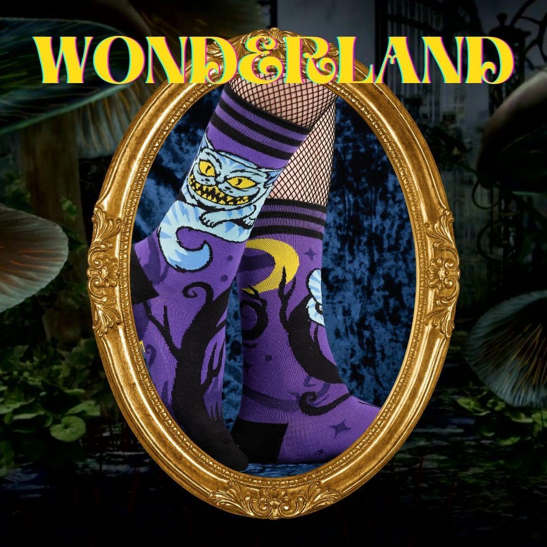 Cheshire Cat Crew Socks - FootClothes