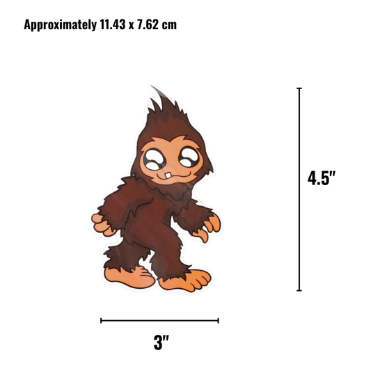 Cute Bigfoot Sticker