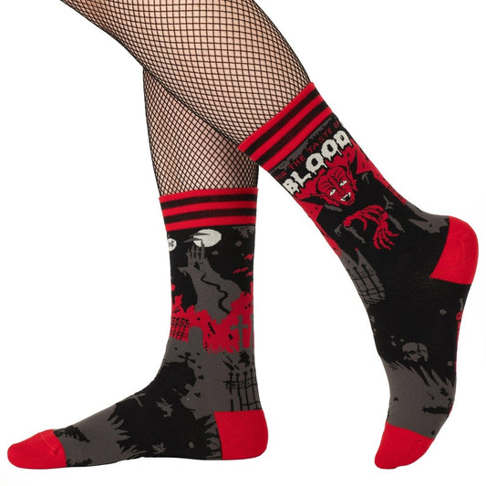 Dracula's Bloodlust Crew Socks - FootClothes