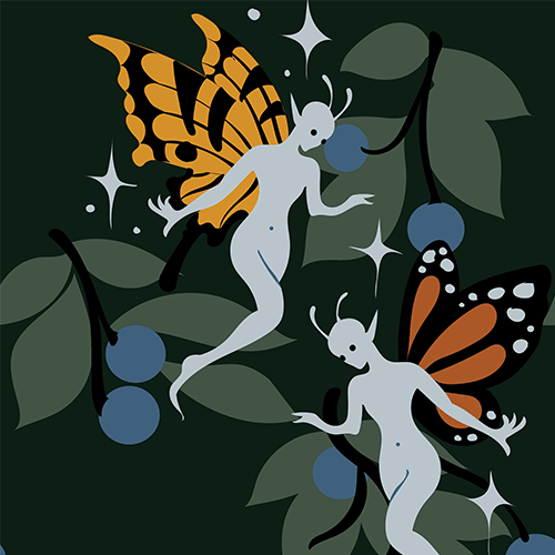 Fanciful Fairies Crew Socks - FootClothes