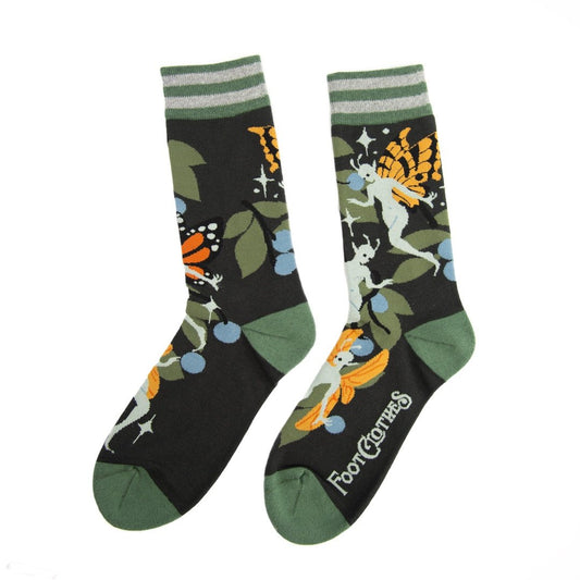 Fanciful Fairies Crew Socks - FootClothes
