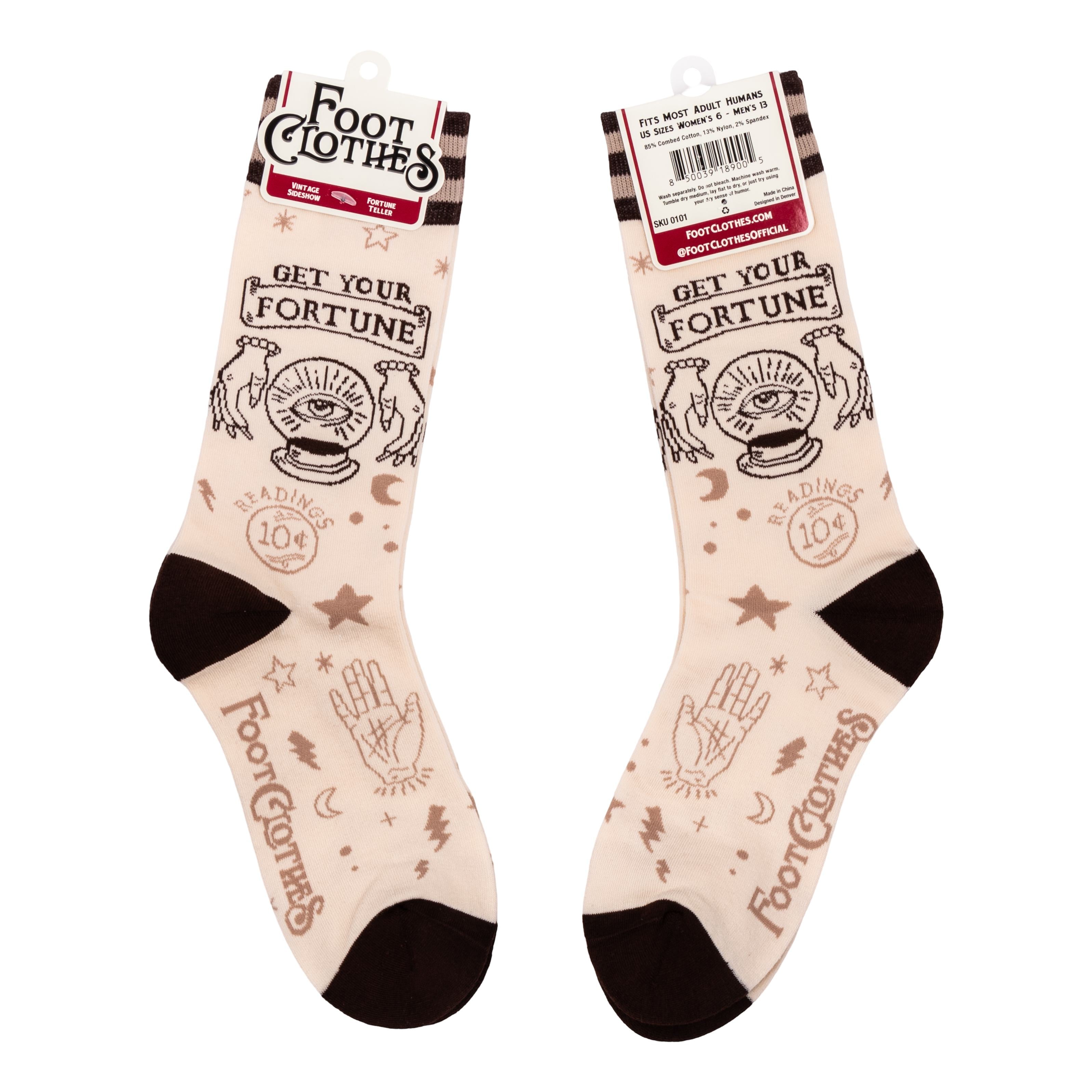 Fortune Teller Crew Socks