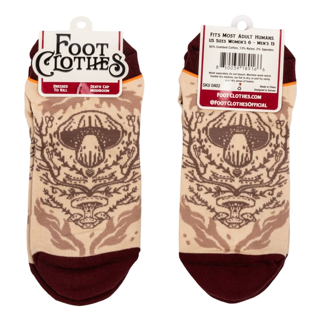 Death Cap Mushroom Ankle Socks