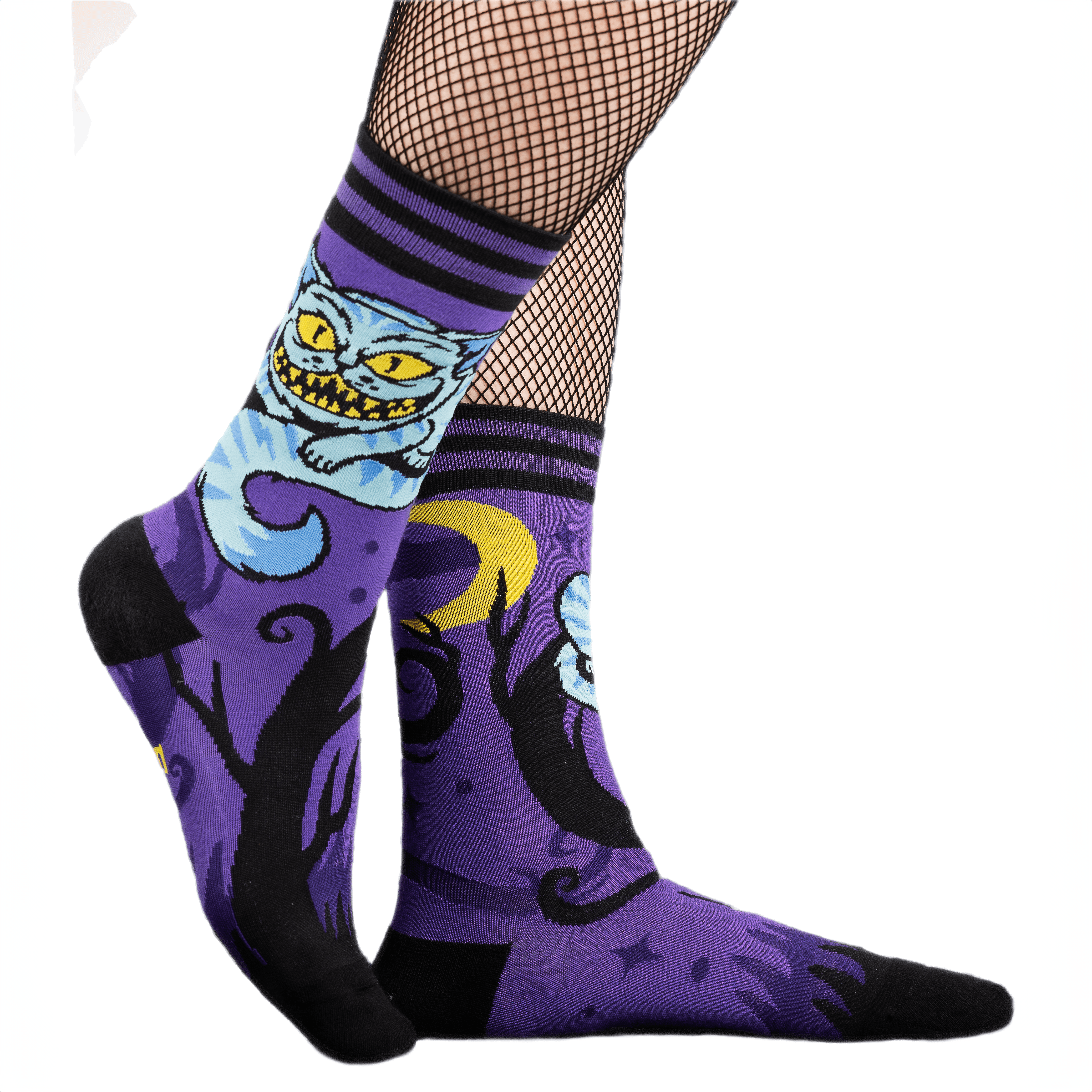 Cheshire Cat Crew Socks - FootClothes