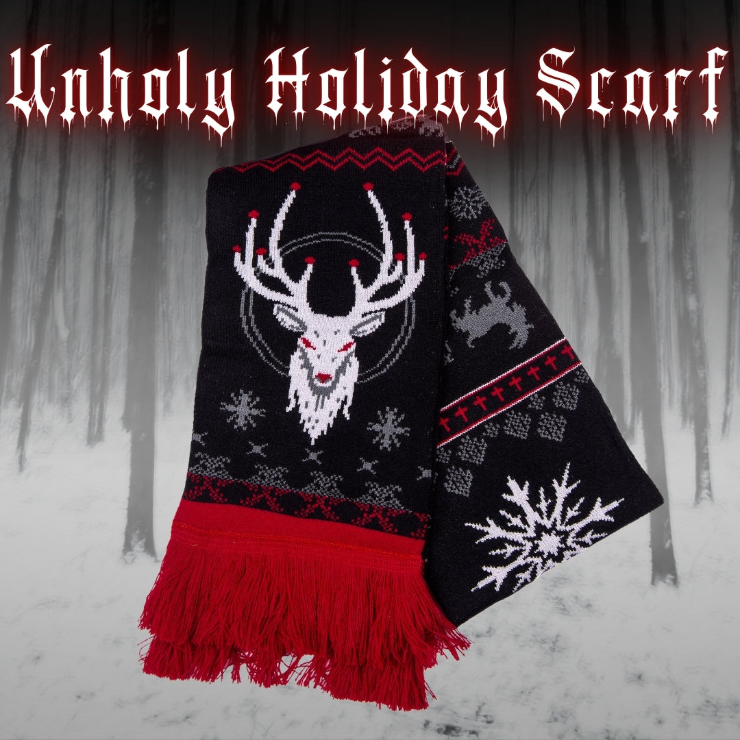 LIMITED Beelzebuck Unholy Holiday Scarf