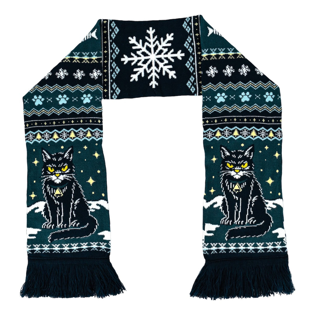 LIMITED Yule Cat Holiday Scarf - FootClothes