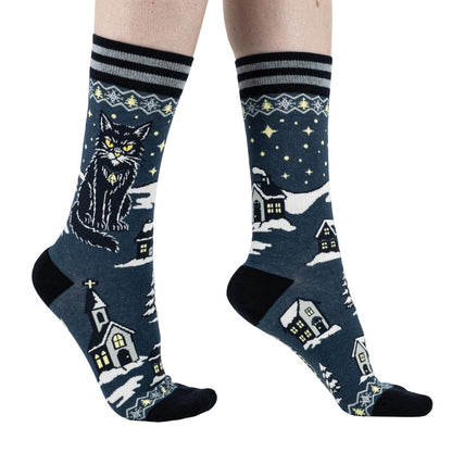 Yule Cat Crew Socks