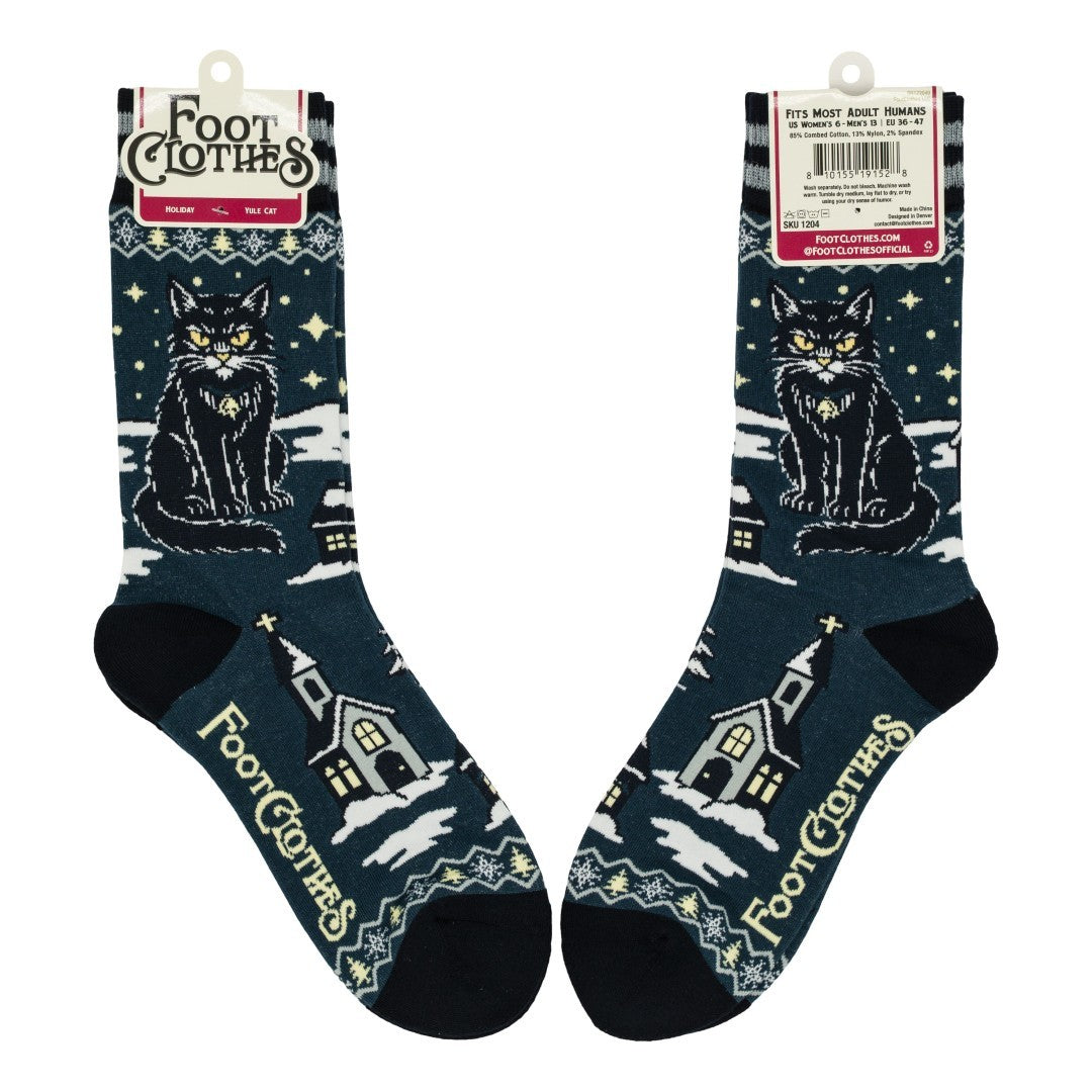 Yule Cat Crew Socks
