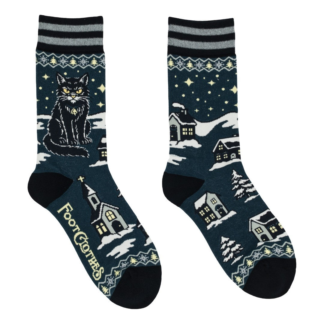 Yule Cat Crew Socks