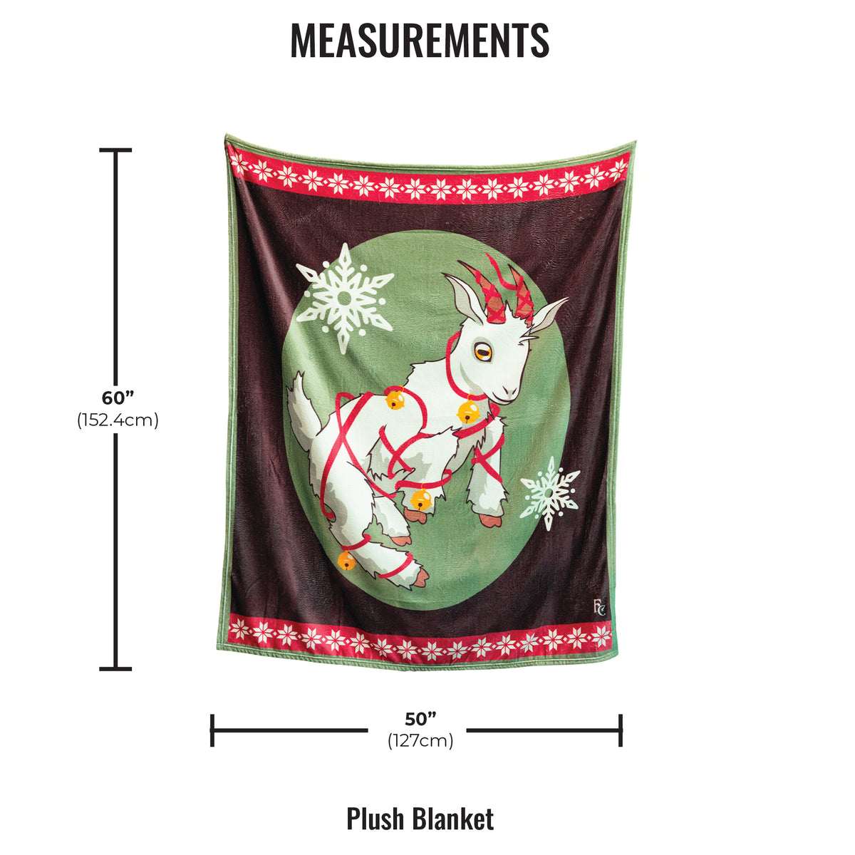 Yule Goat Plush Blanket