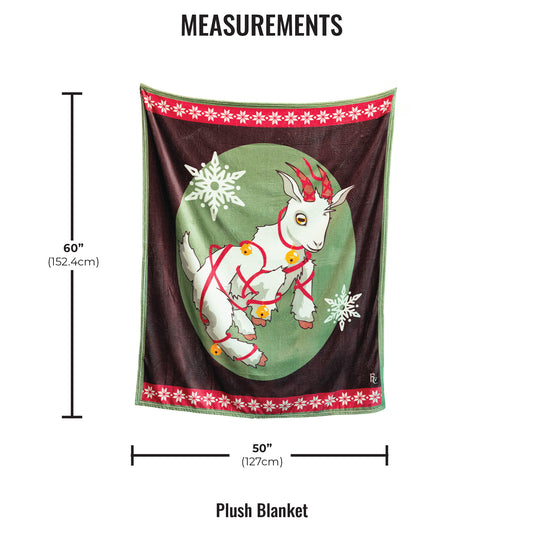 Yule Goat Plush Blanket