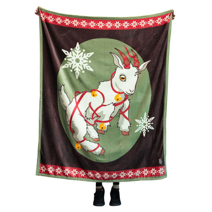Yule Goat Plush Blanket