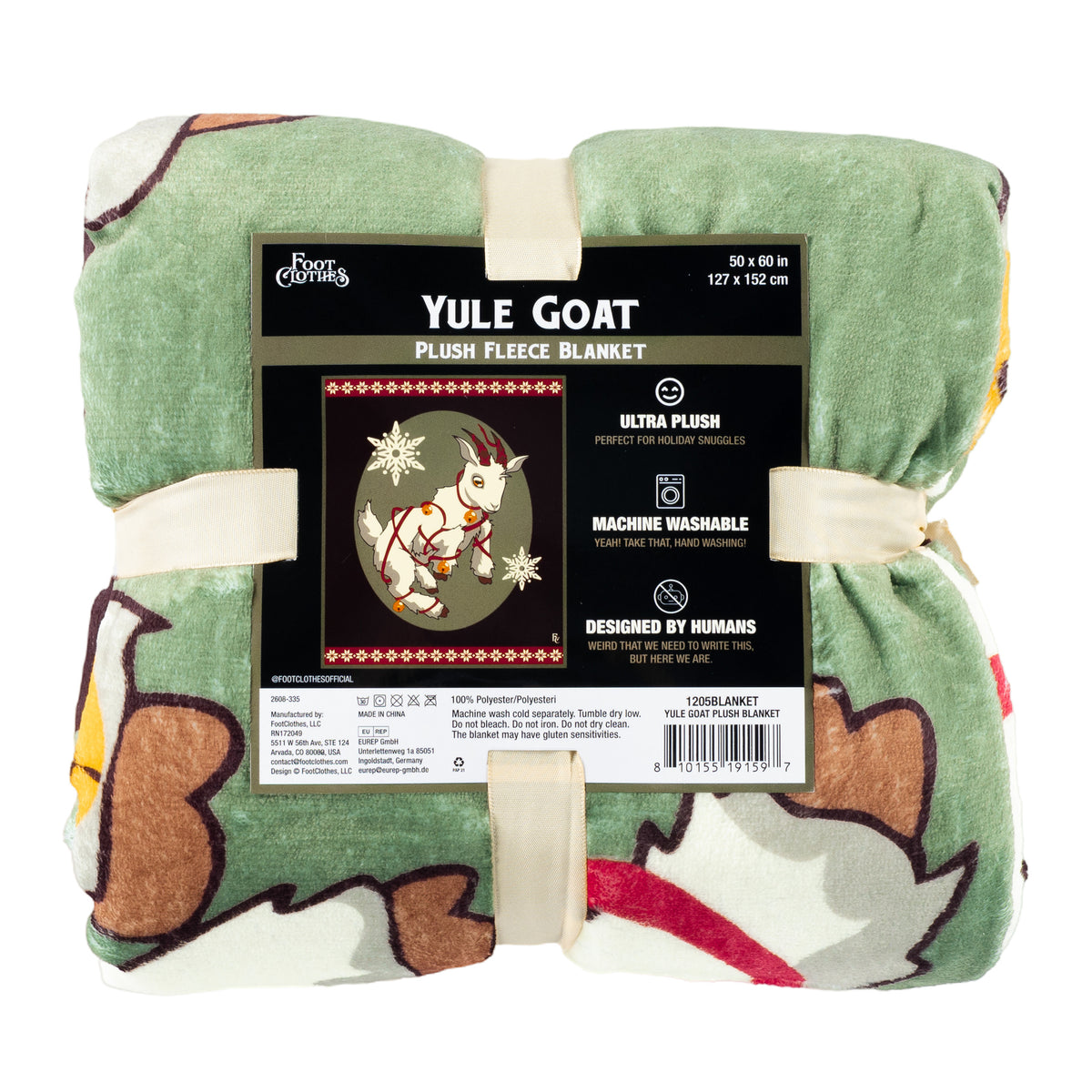 Yule Goat Plush Blanket