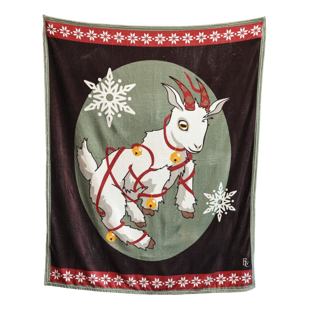 LIMITED Yule Goat Plush Blanket - FootClothes