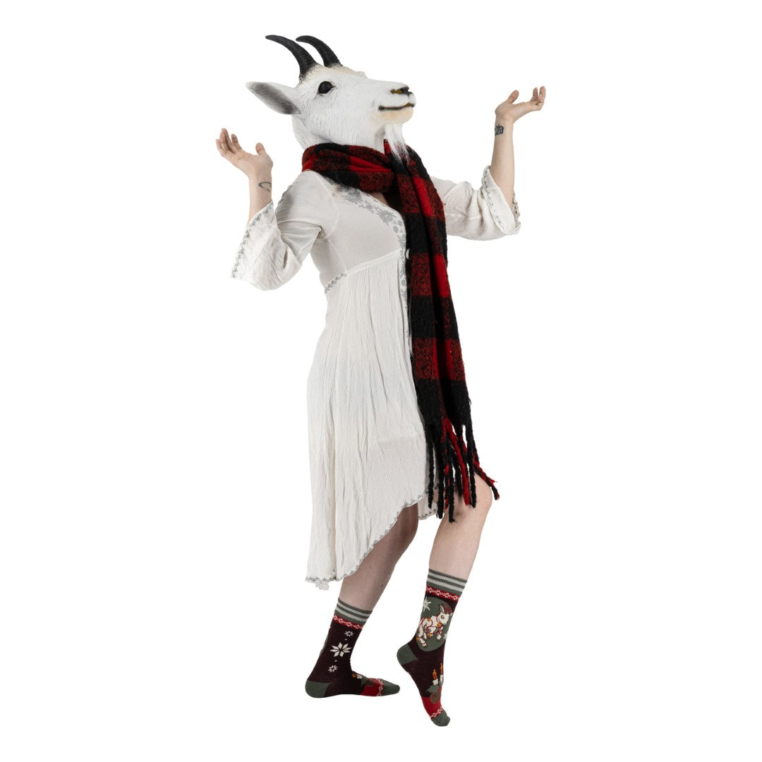 Yule Goat Crew Socks