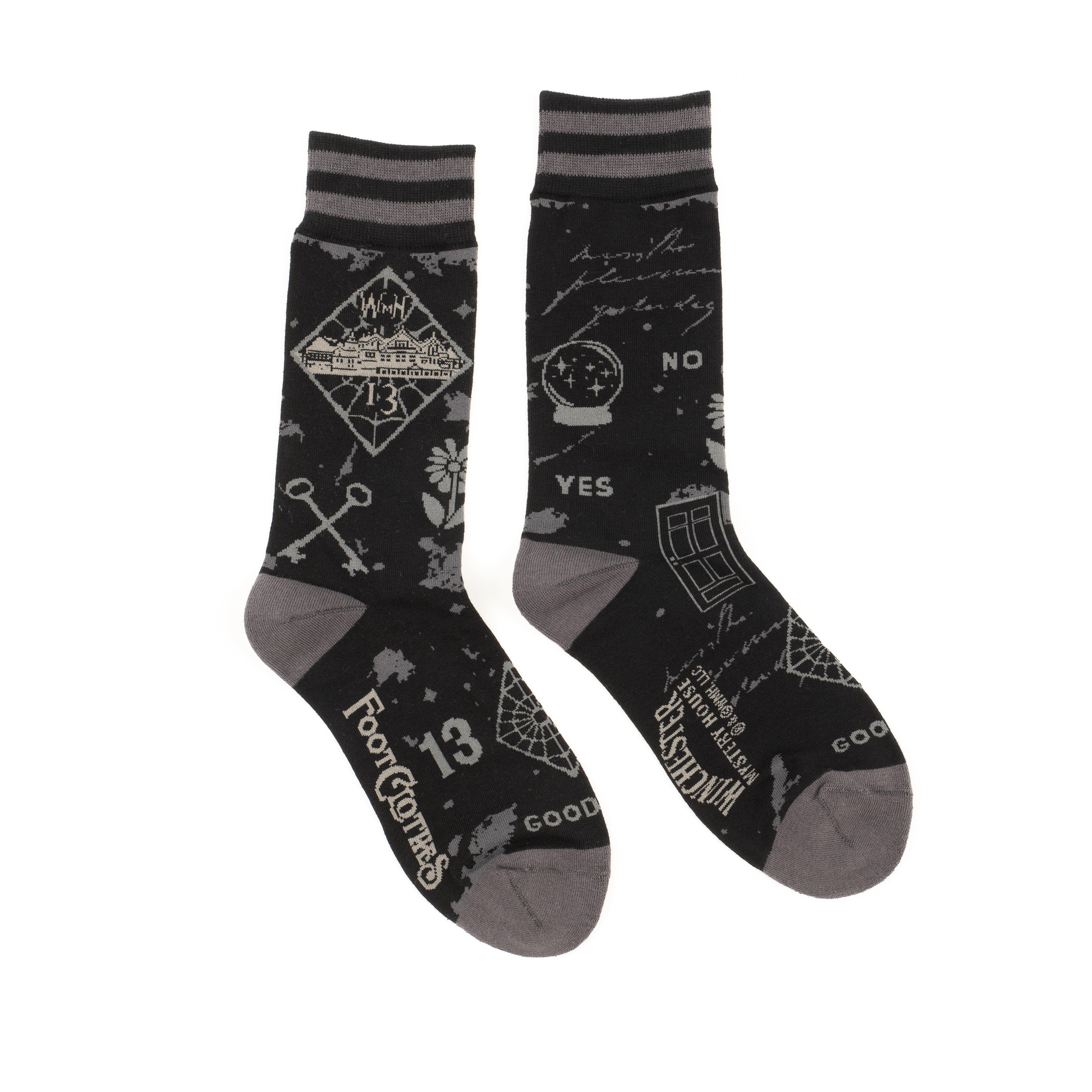 Winchester Mystery House® Spirit Symbols Crew Socks | FootClothes | Socks | 1701