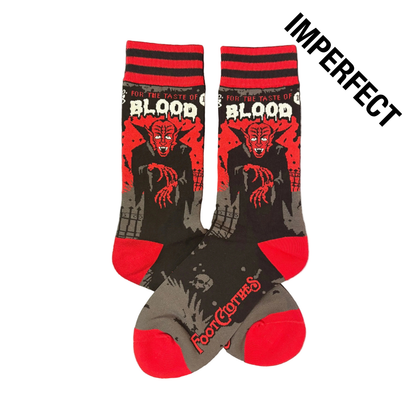 IMPERFECT Dracula's Bloodlust Crew Socks (1 Pair)