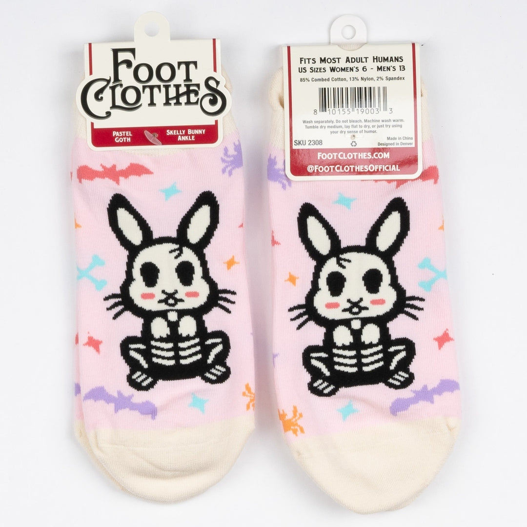 Skelly Bunny Ankle Socks