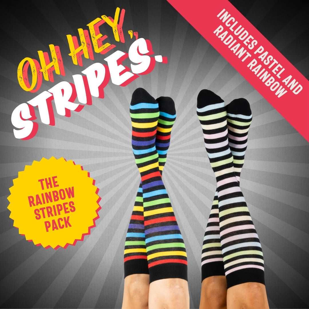 Oh, Hey. Rainbow Stripes Pack | 2 Designs