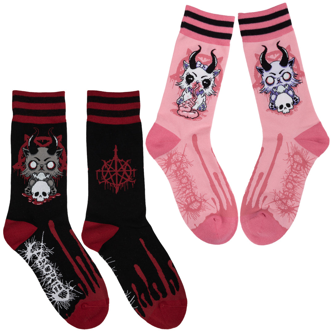 FootClothes x Aborted Super Cute Totally Normal Cats Pack | 2 Designs