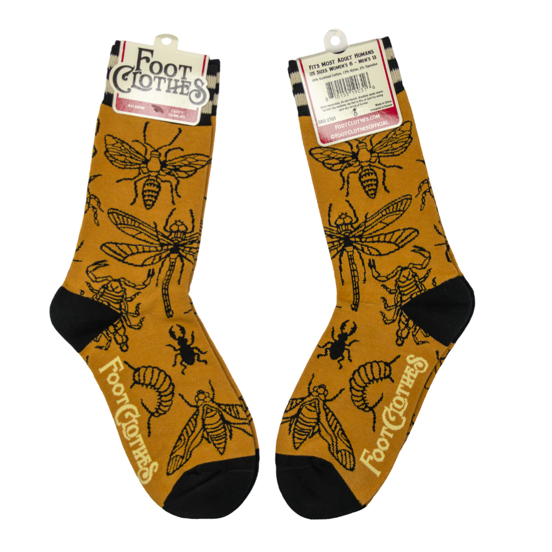 Creepy Crawlies Crew Socks