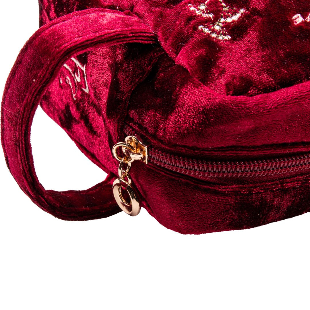 Baneful Botany Velvet Cosmetic Bag