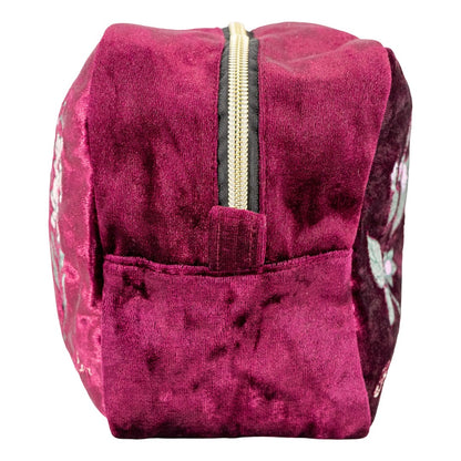 Baneful Botany Velvet Cosmetic Bag