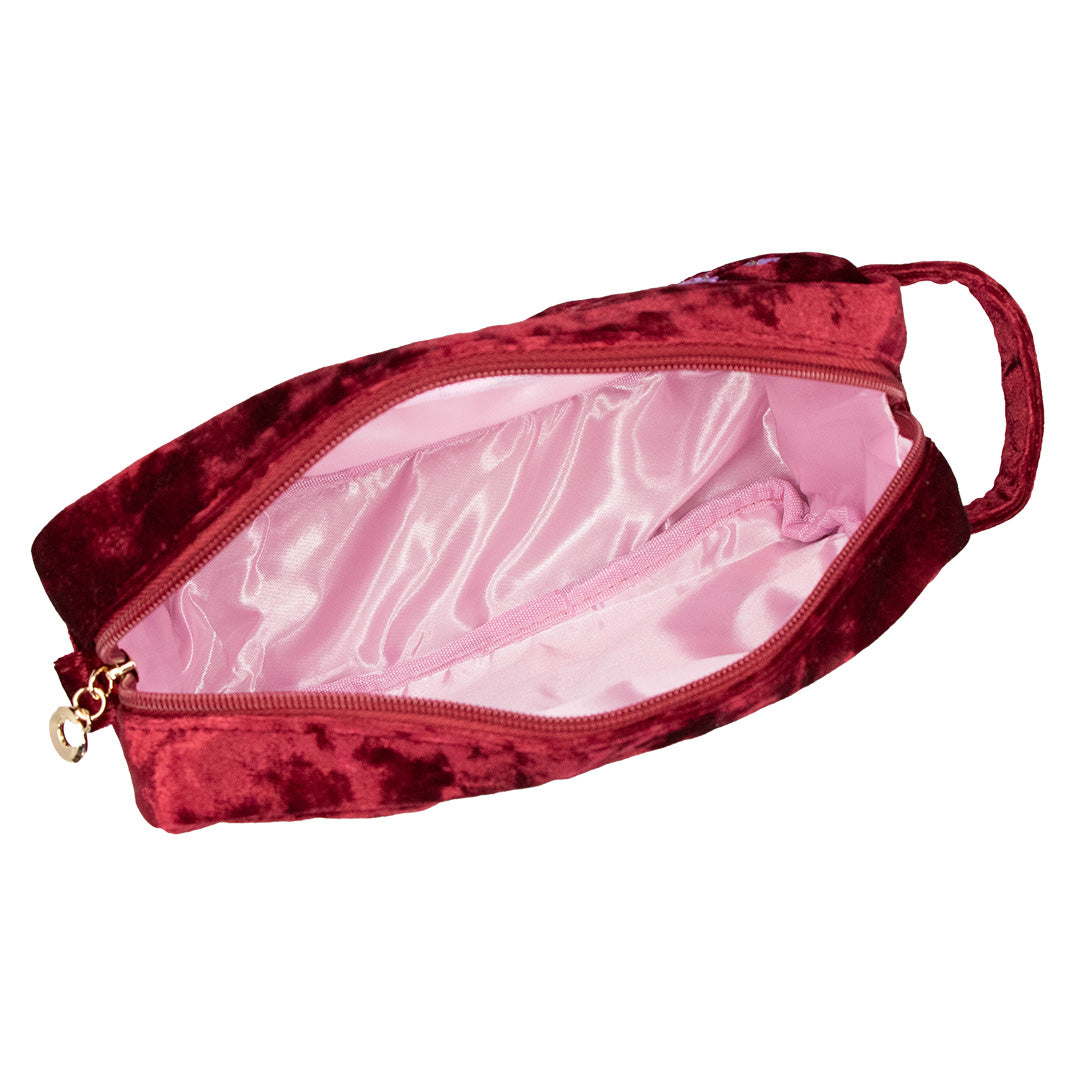 Baneful Botany Velvet Cosmetic Bag