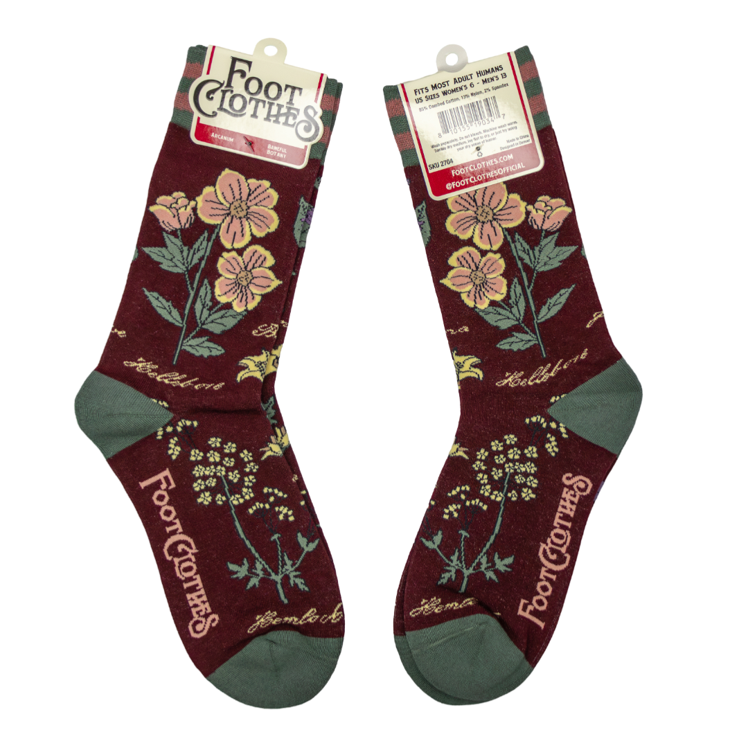 Baneful Botany Crew Socks