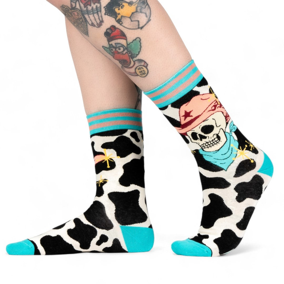 Disco Cowboy Crew Socks