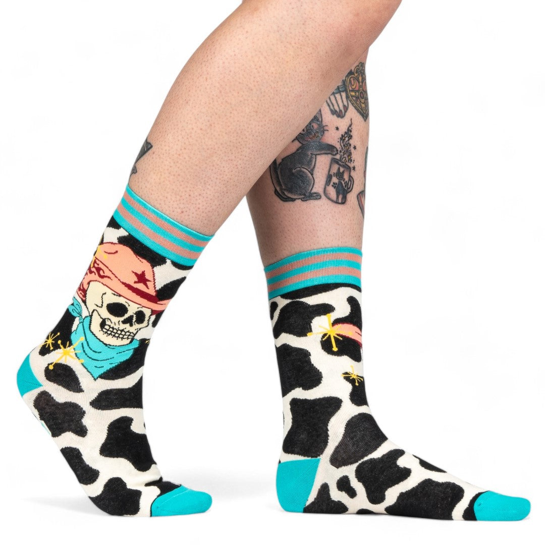 Disco Cowboy Crew Socks