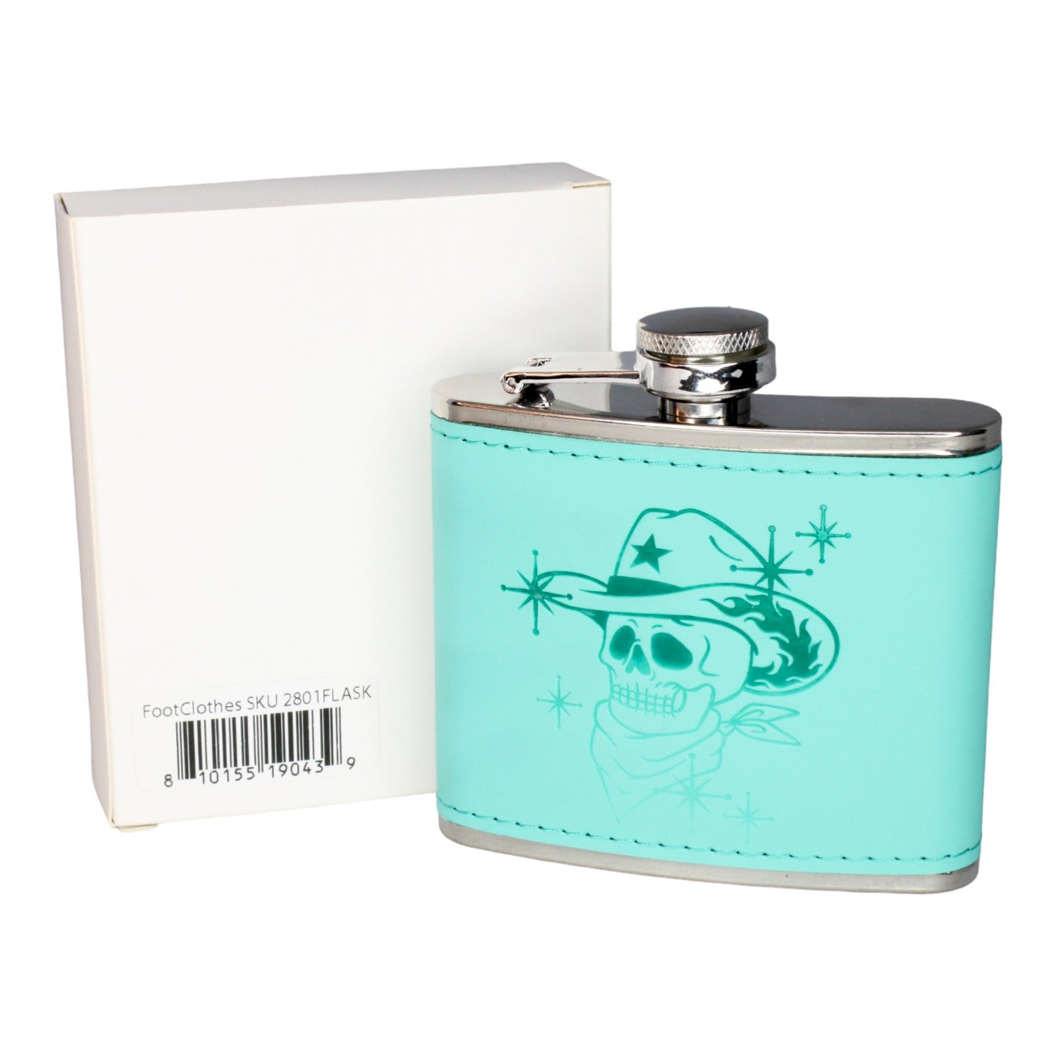 Disco Cowboy 5 oz Vegan Leather Hip Flask